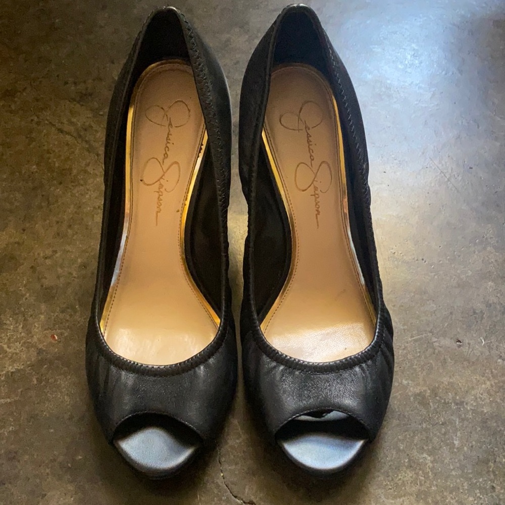 Wedges heels with peep toe